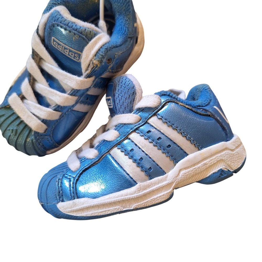 Adidas Vintage Baby Original Susperstar Shell Toe Sneakers‎ Blue 4